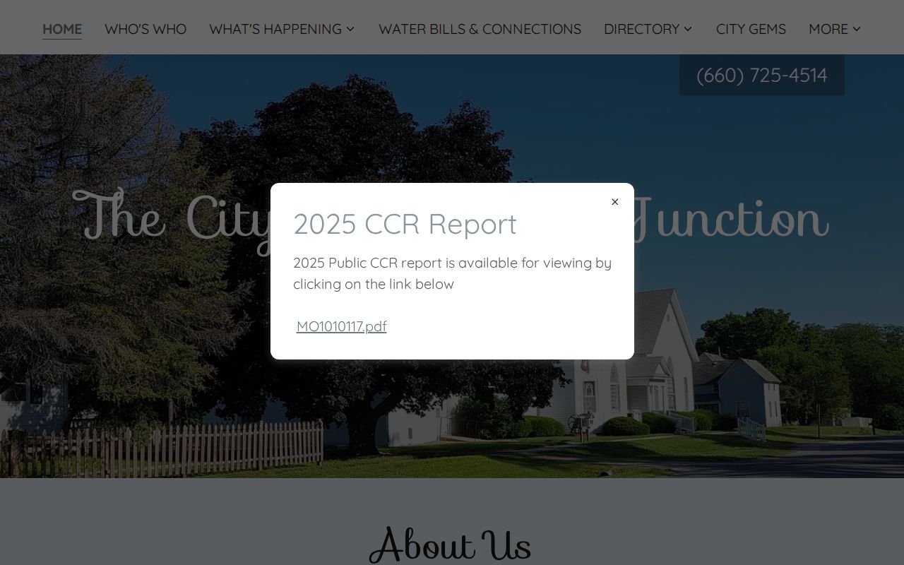 Burlington Junction, Nodaway County criminal records city government page
