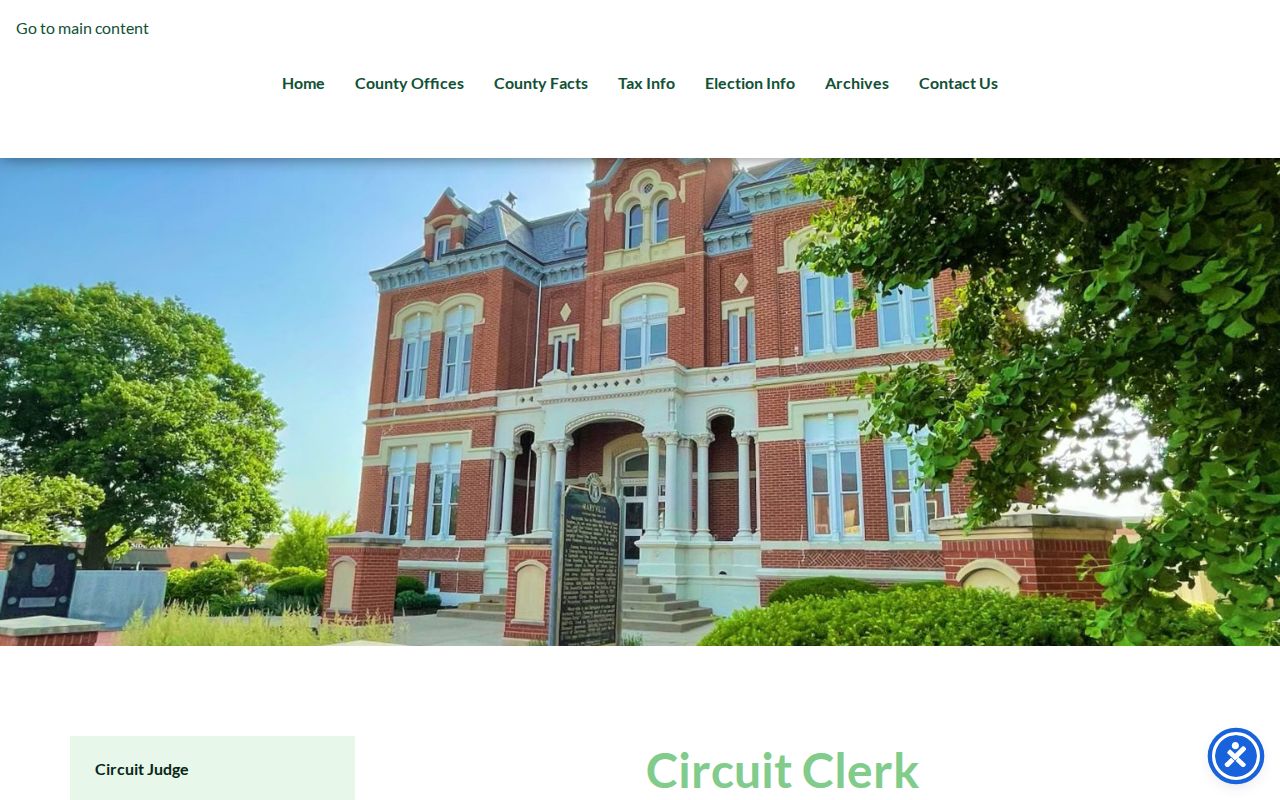 Nodaway County Circuit Clerk criminal court case contact page