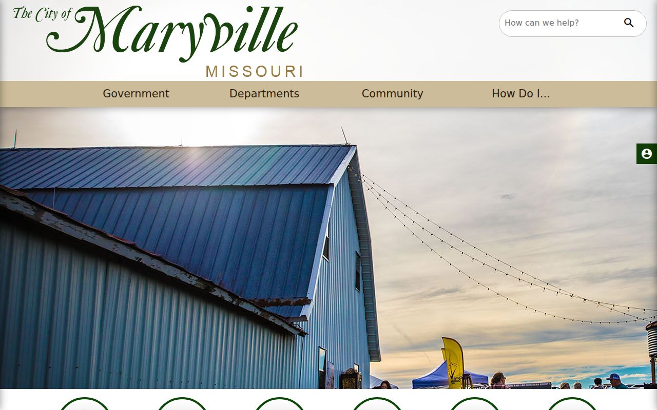 Maryville, Nodaway County criminal records city government page
